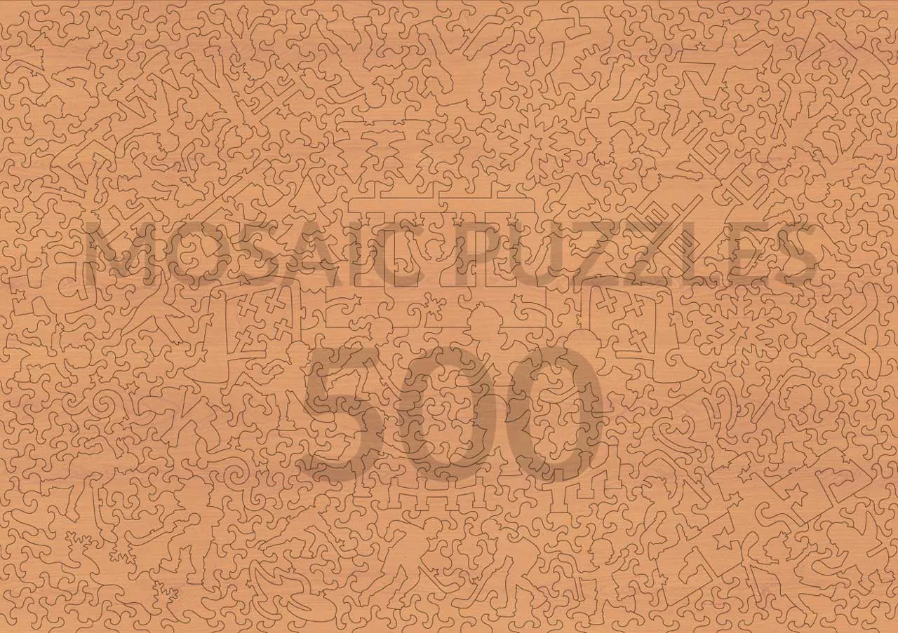 Mosaic Puzzles Across the Rink puzzle lemn 250 piese sport