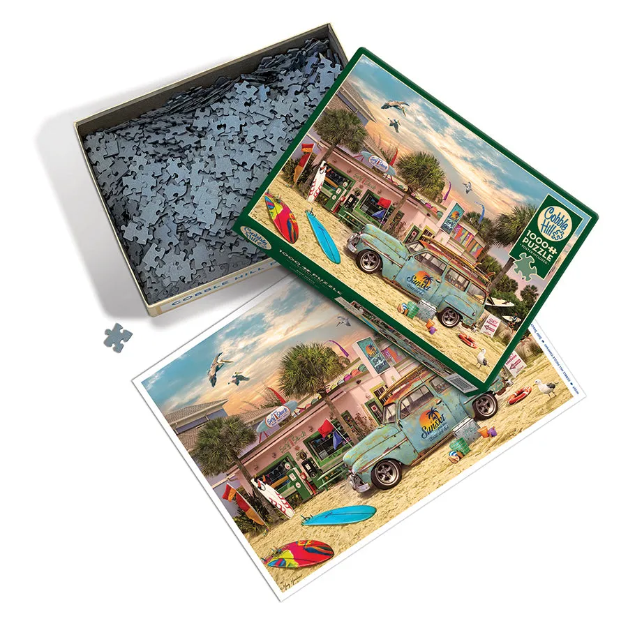 Cobble Hill Surf Shack puzzle 1000 piese plaja
