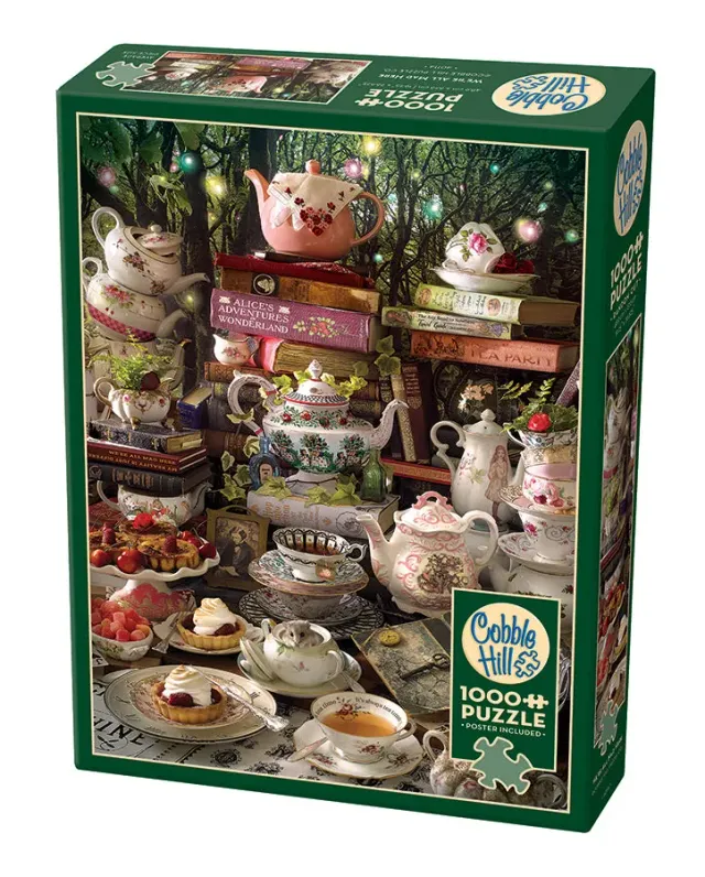 Cobble Hill We're All Mad Here puzzle 1000 piese Alice