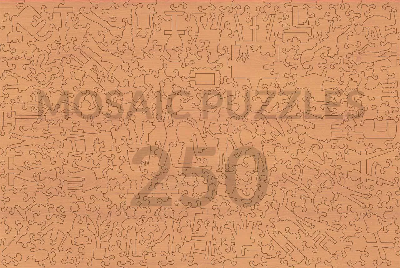 Mosaic Puzzles Las Meninas puzzle lemn 500 piese Velazquez
