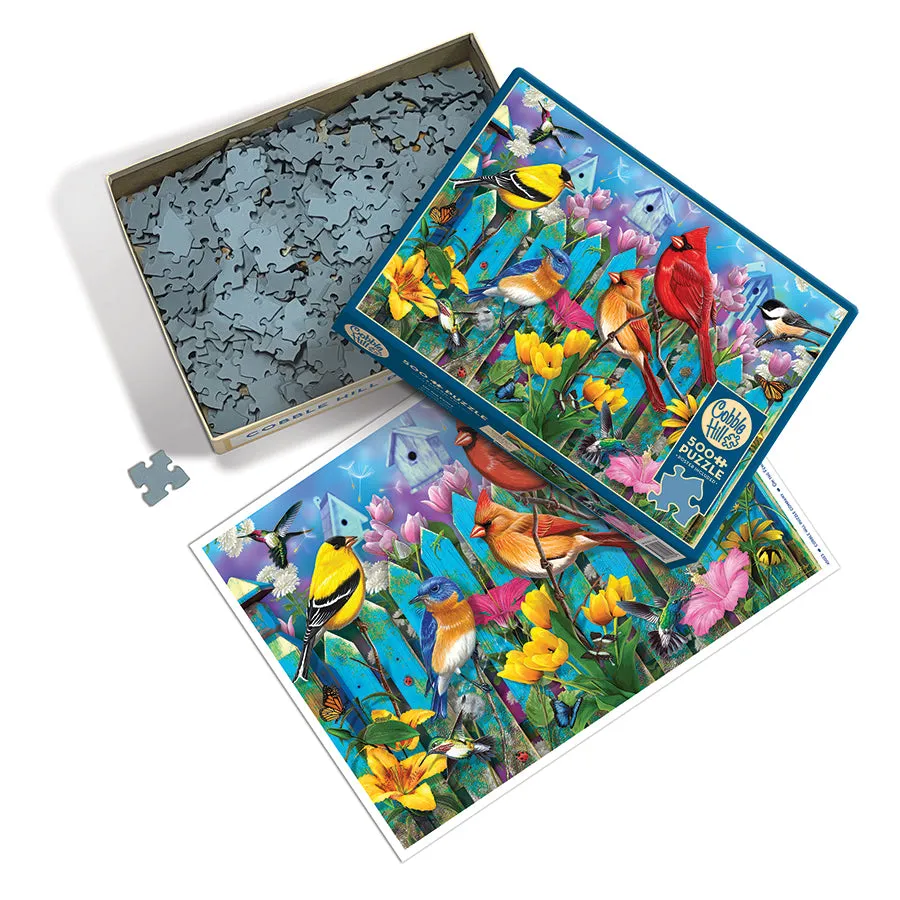 Cobble Hill On the Fence puzzle 500 piese pasari