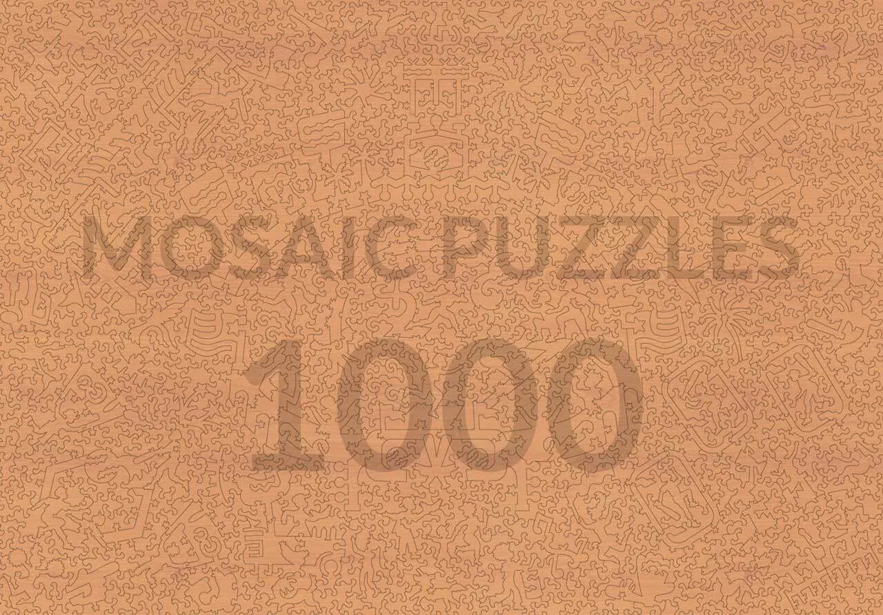 Mosaic Puzzles The Old Ball Game puzzle lemn 100 piese baseball