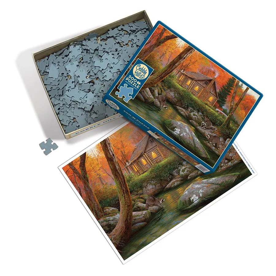 Cobble Hill Weekend Retreat puzzle 500 piese toamnă