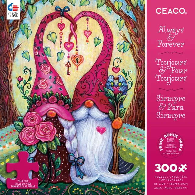 Ceaco Always and Forever puzzle 300 piese mari gnomi