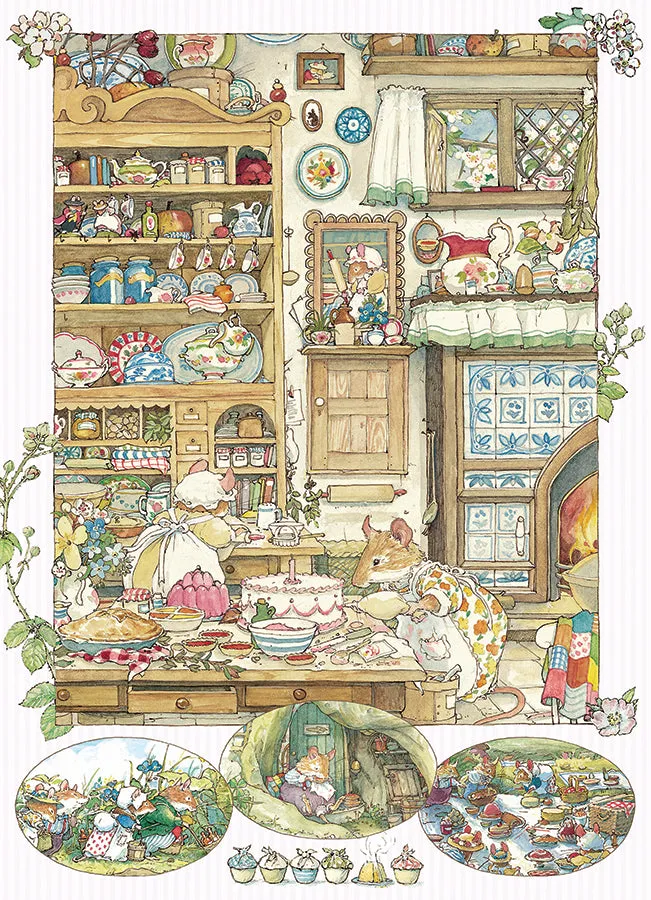 Cobble Hill Brambly Hedge Picnic puzzle 500 piese carte