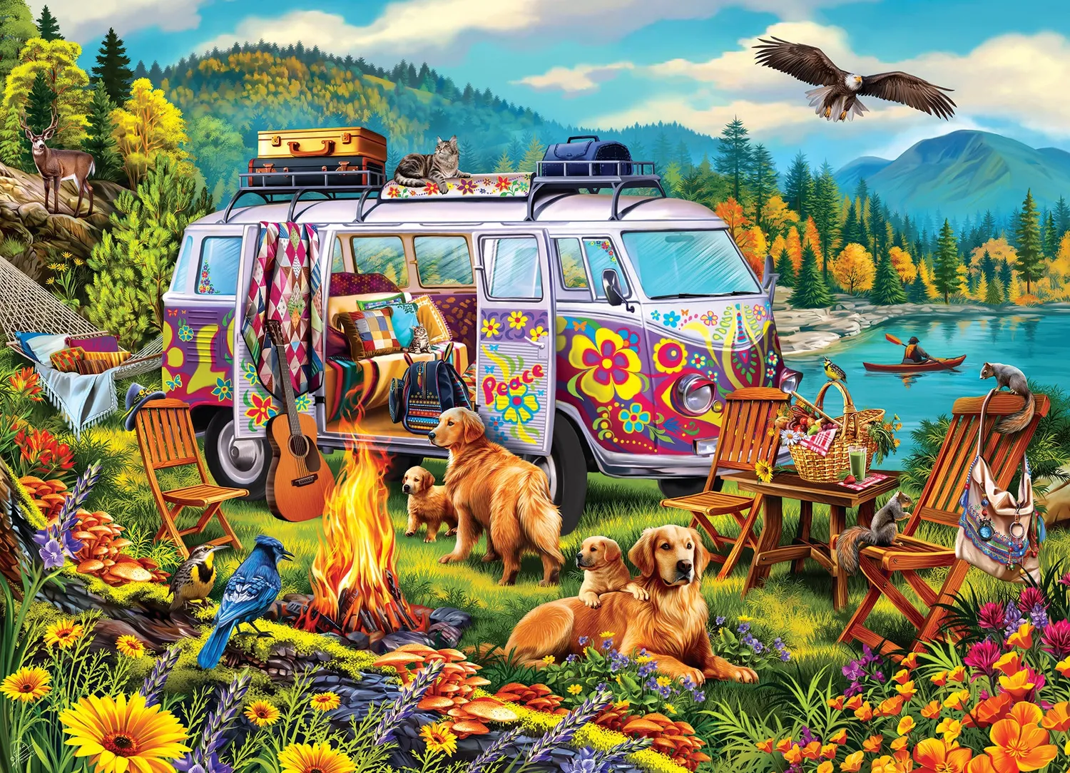 Cobble Hill The Great Outdoors puzzle 1000 piese munte