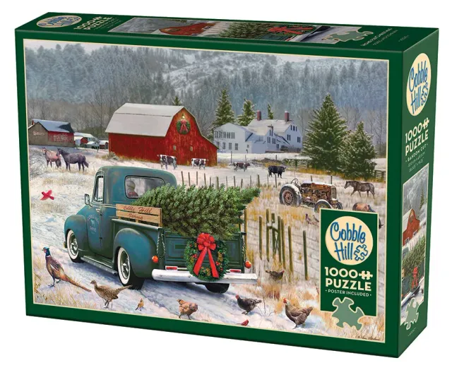 Cobble Hill Home for Christmas puzzle 1000 piese iarna