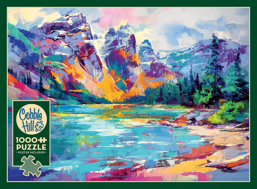 Cobble Hill Mountain Lake puzzle 1000 piese lac alpin