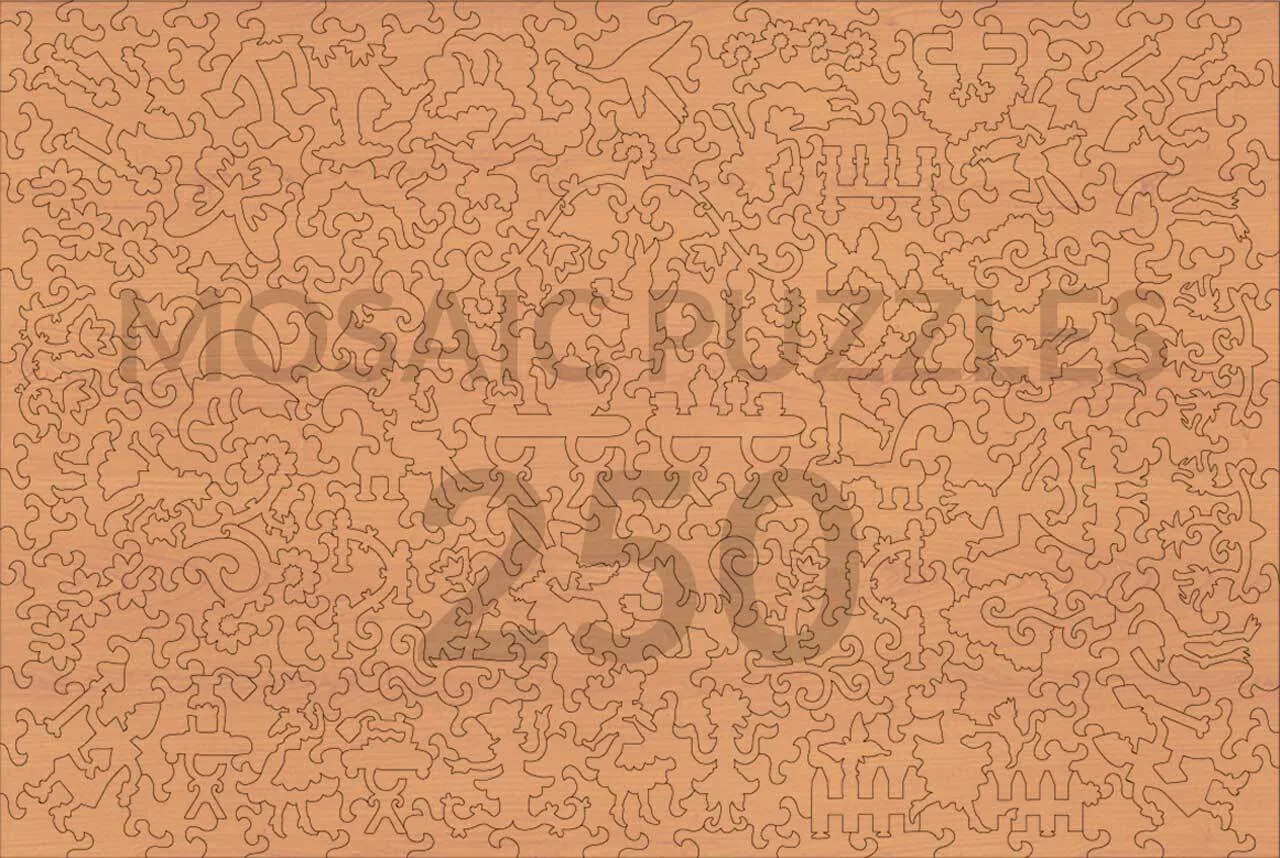 Mosaic Puzzles Through the Looking Glass puzzle 250 piese