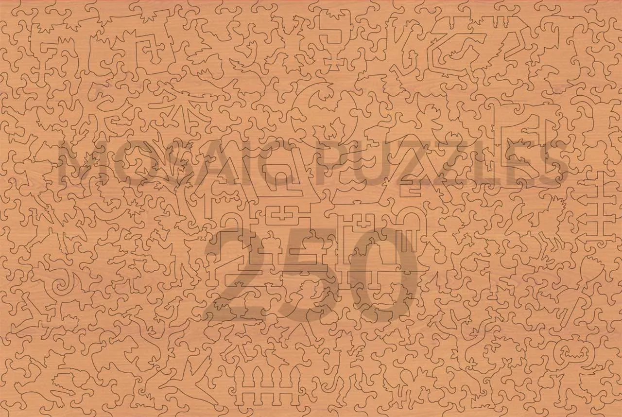 Mosaic Puzzles Dr. Frankenstein's Laboratory puzzle 250 piese horror