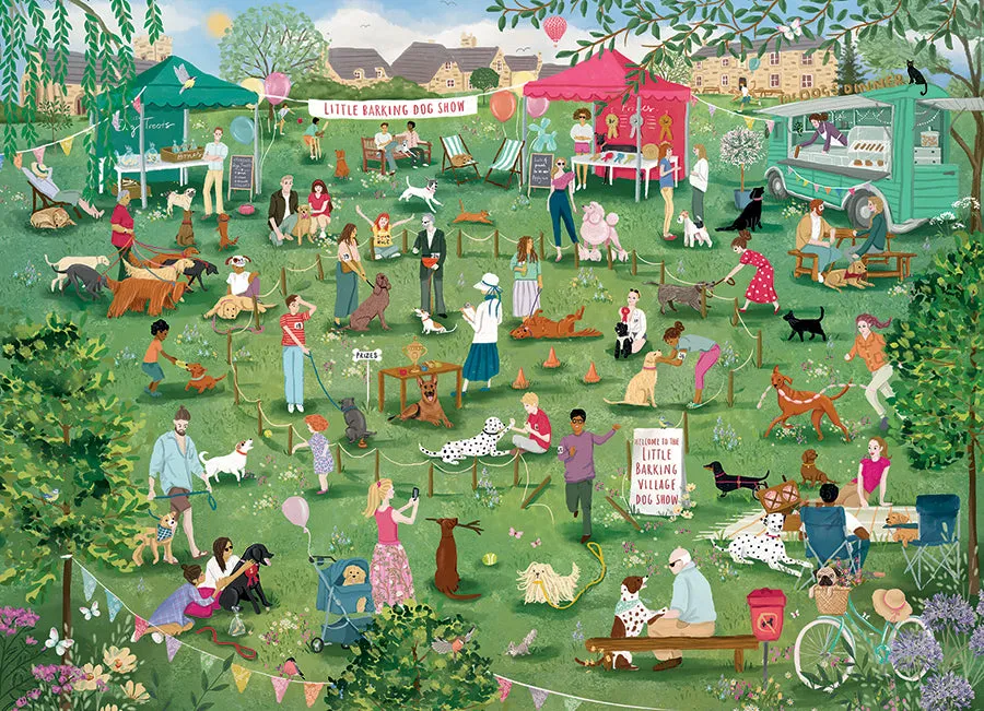 Cobble Hill Little Barking Dog Show puzzle 1000 piese concurs