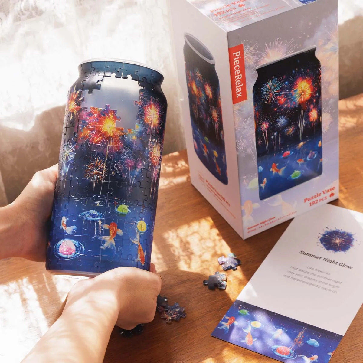 PieceRelax BV1002 vaza puzzle 3D Summer Night Glow