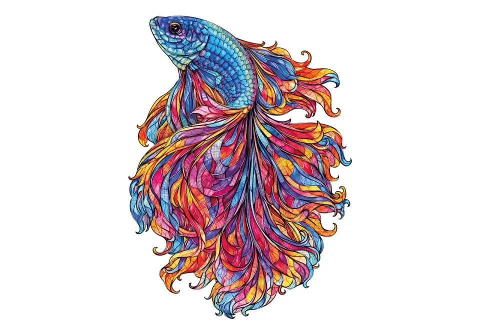 Mosaic Puzzles Chromatic Betta puzzle lemn 400 piese peste