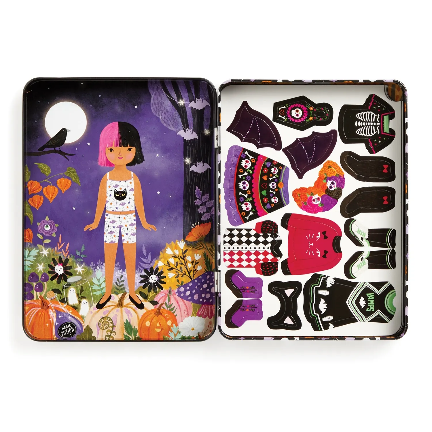 Mudpuppy Spooky Season set magnetic dress-up Halloween