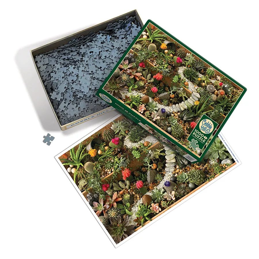 Cobble Hill Succulent Garden puzzle 1000 piese suculente