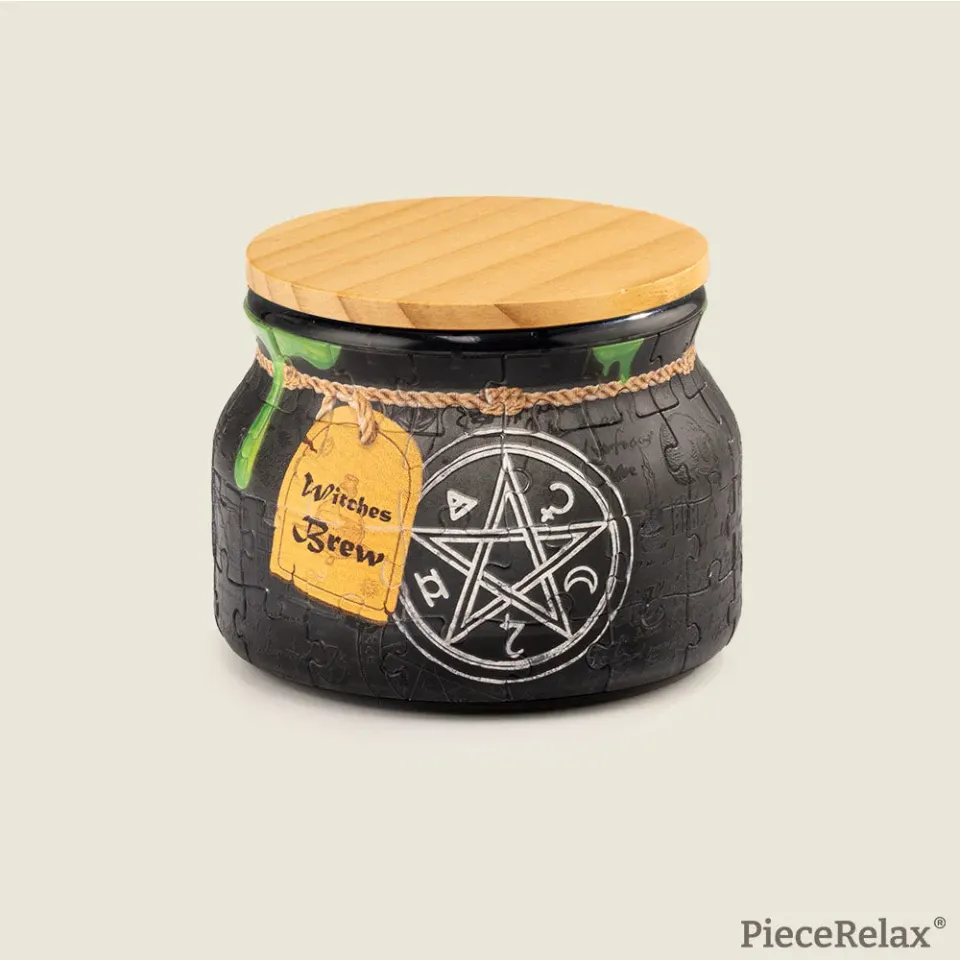 PieceRelax Puzzle Jar Witches Brew BC1022 borcan 64 piese