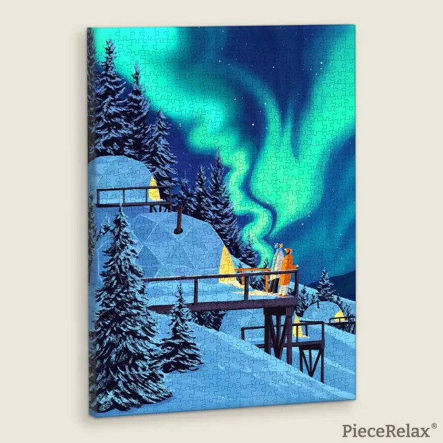 PieceRelax Aurora HN1460 puzzle canvas 44x30 cm
