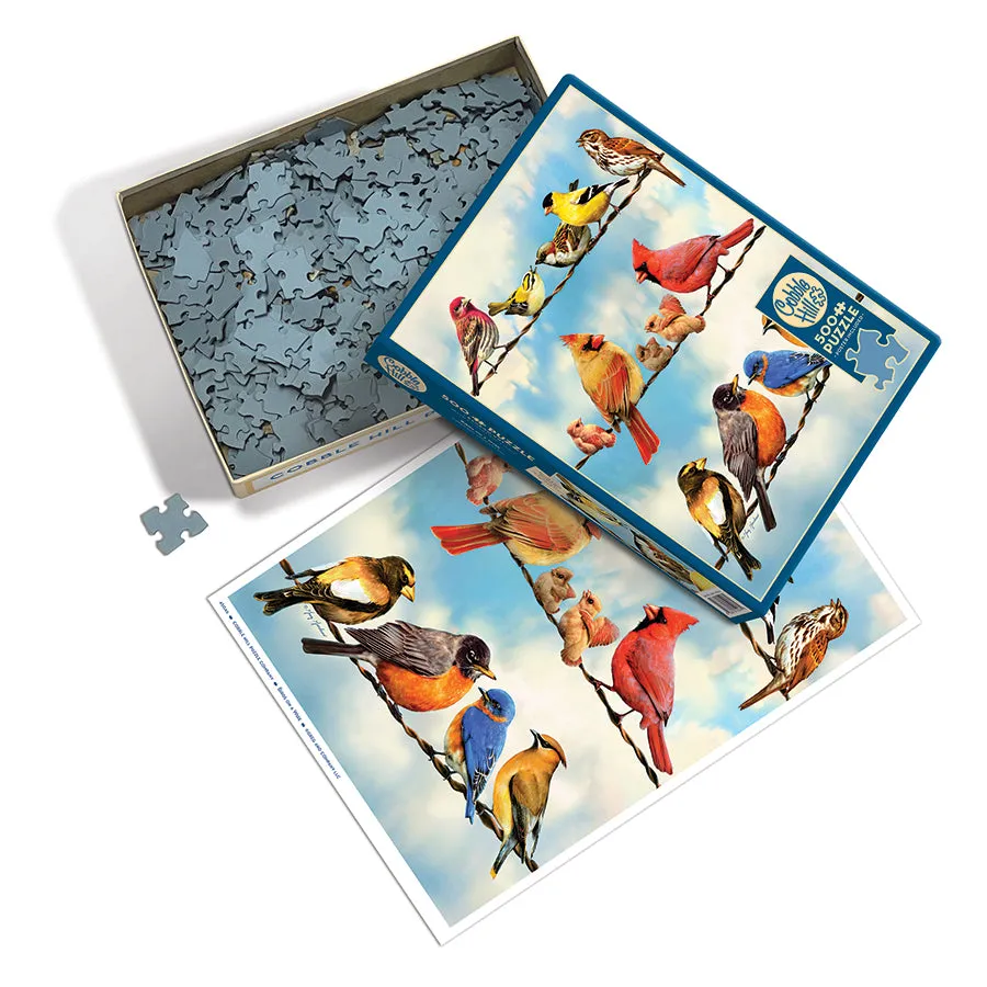Cobble Hill Birds on a Wire puzzle 500 piese pasari