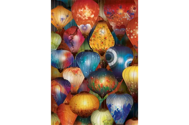 Mosaic Puzzles Lantern Emporium puzzle lemn 500 piese