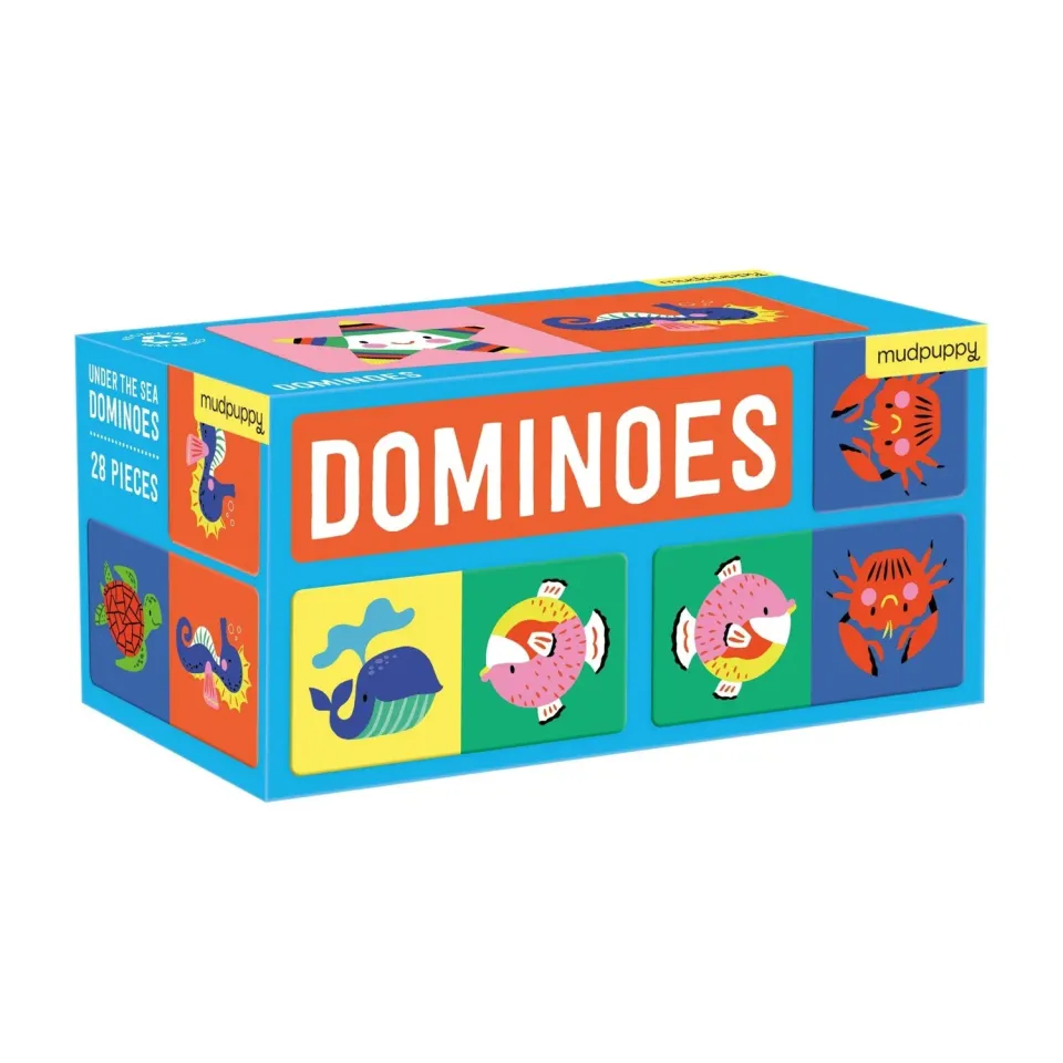 Mudpuppy Under the Sea domino 28 piese dublu