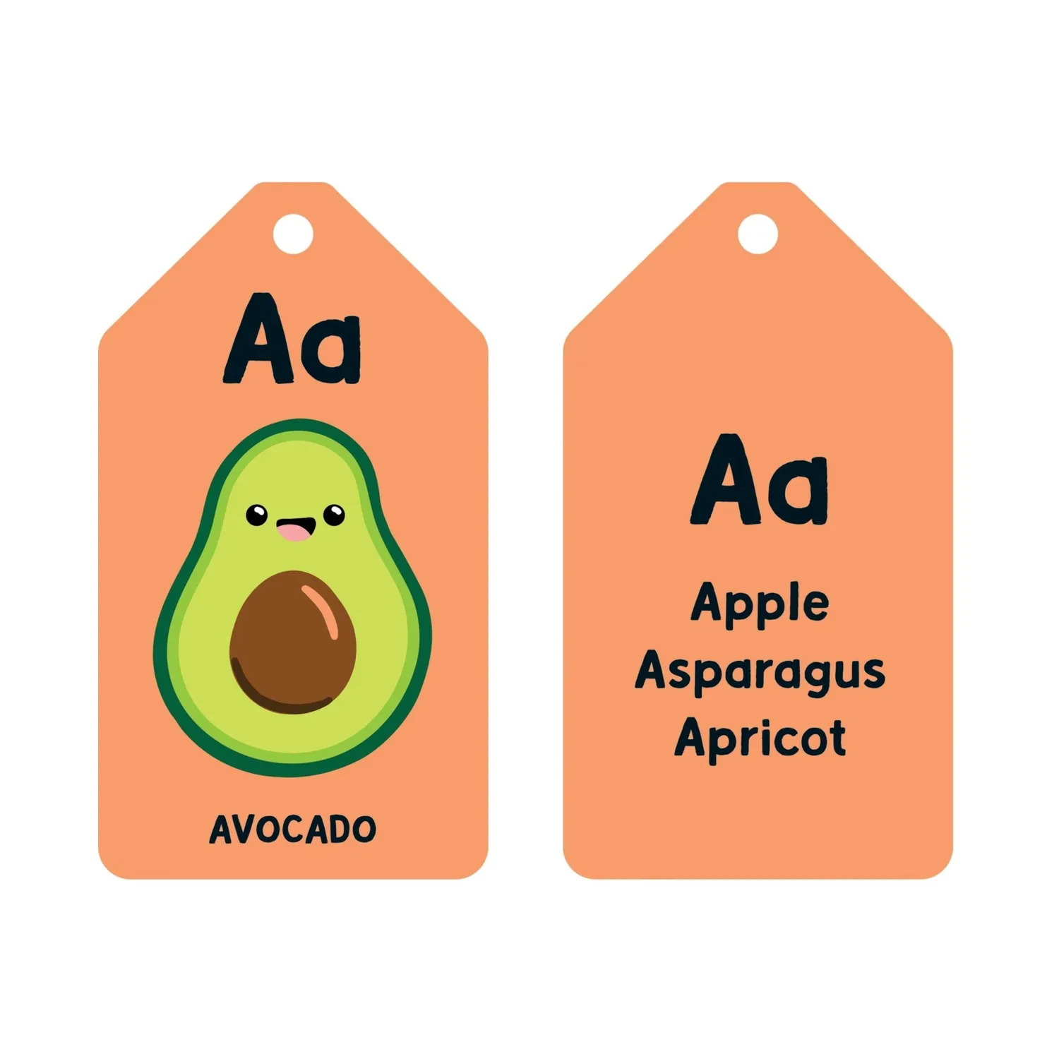 Mudpuppy A is for Avocado carduri alfabet 26 buc