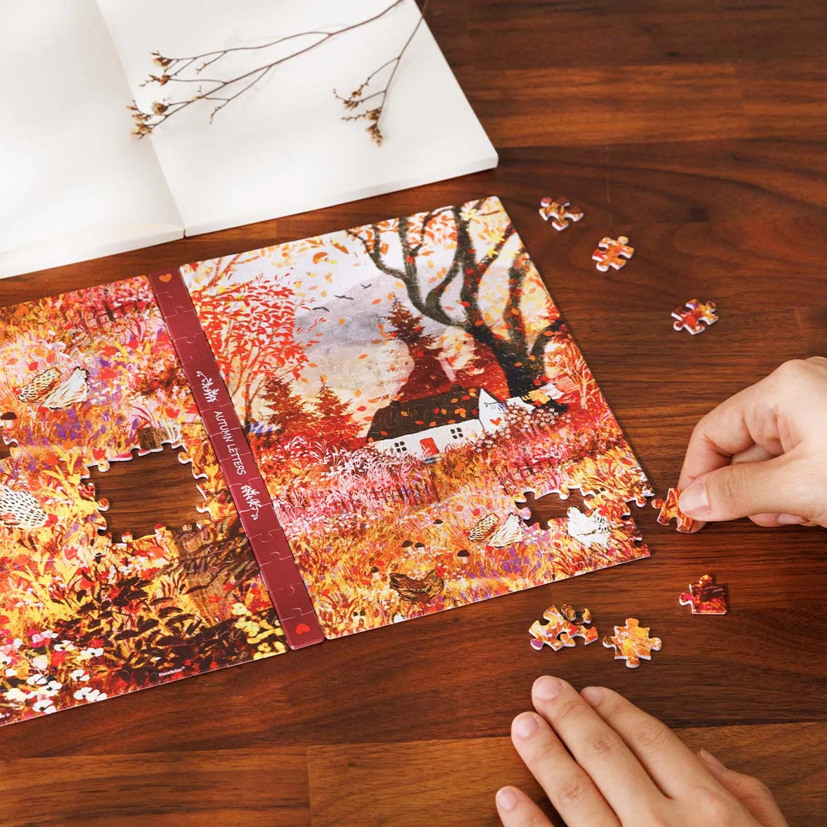 PieceRelax Autumn Letters YA1077 puzzle jurnal toamna