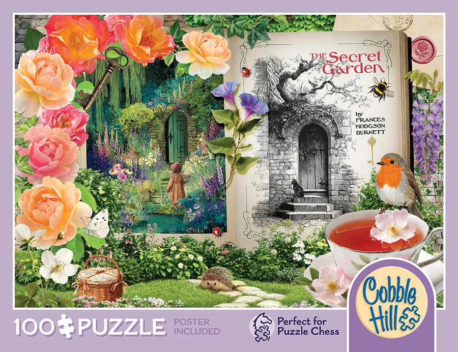 Cobble Hill Secret Garden puzzle 100 piese gradina