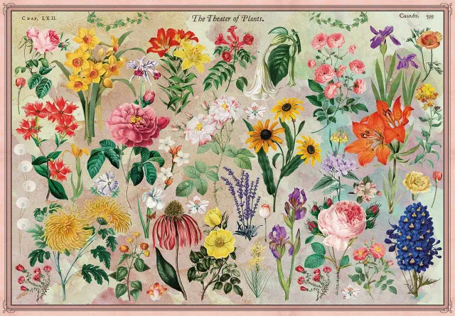 Mosaic Puzzles The Theater of Plants puzzle lemn 500 piese floral