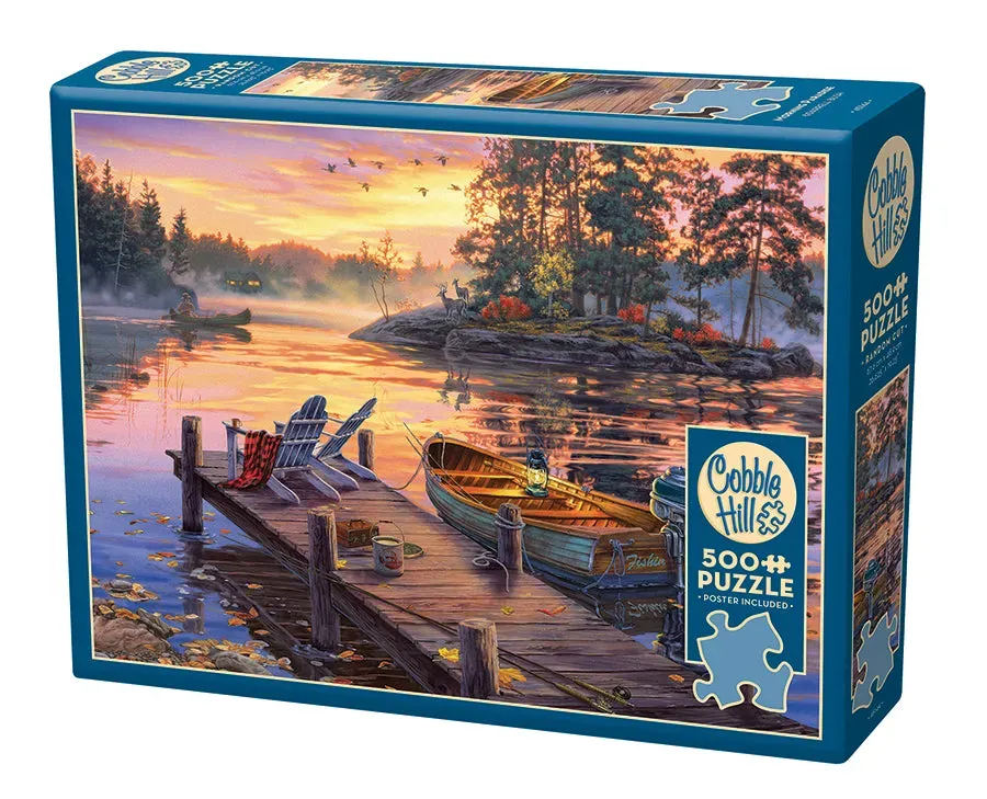 Cobble Hill Morning Paradise puzzle 500 piese lac
