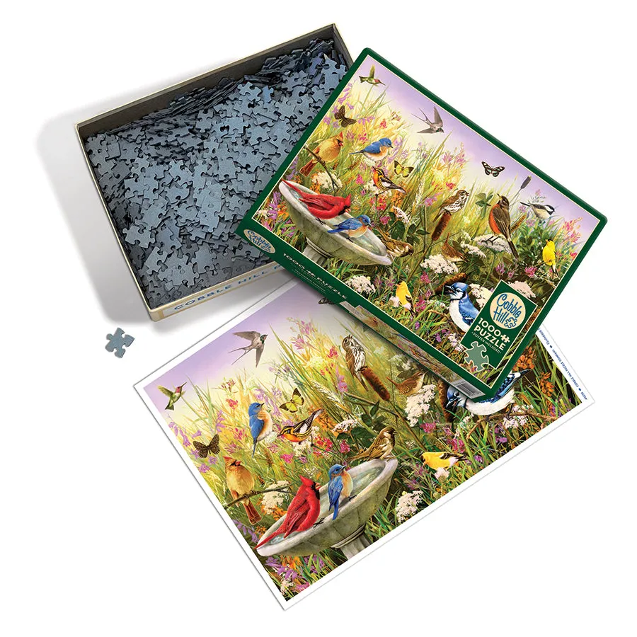 Cobble Hill Feathered Friends puzzle 1000 piese păsări