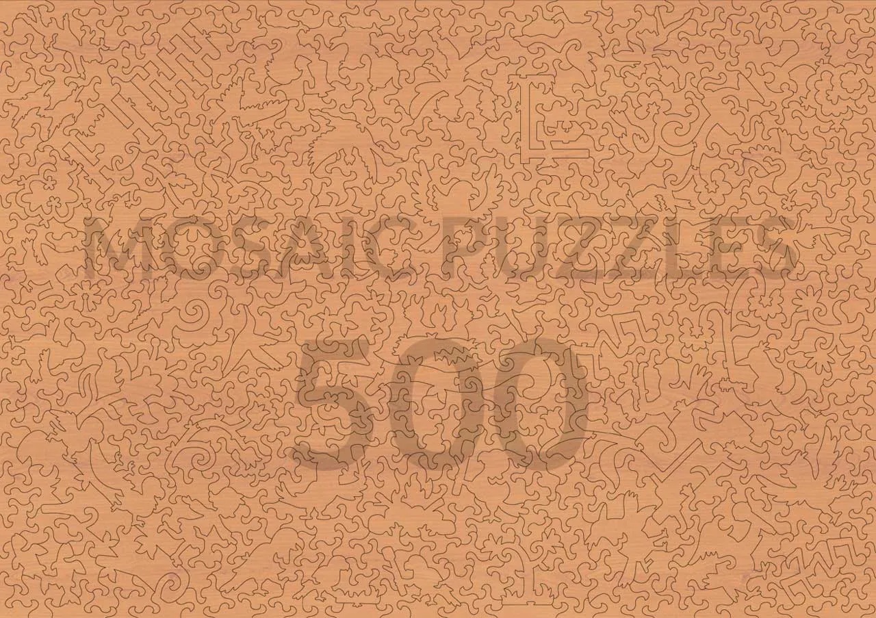 Mosaic Puzzles Singing Garden puzzle lemn 500 piese natura