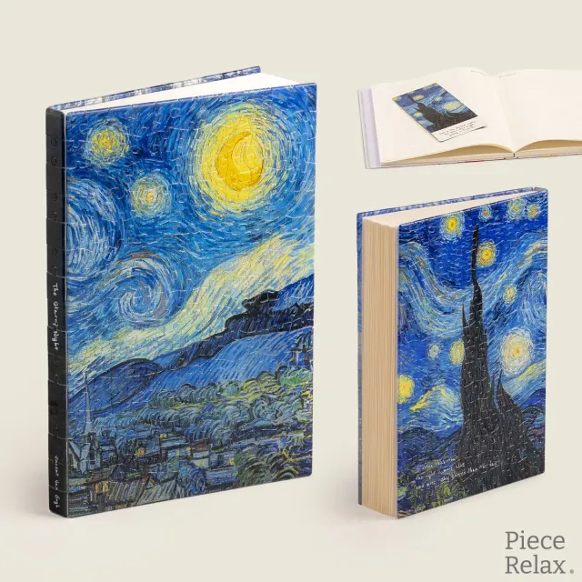 PieceRelax Starry Night YA1063 jurnal puzzle A5