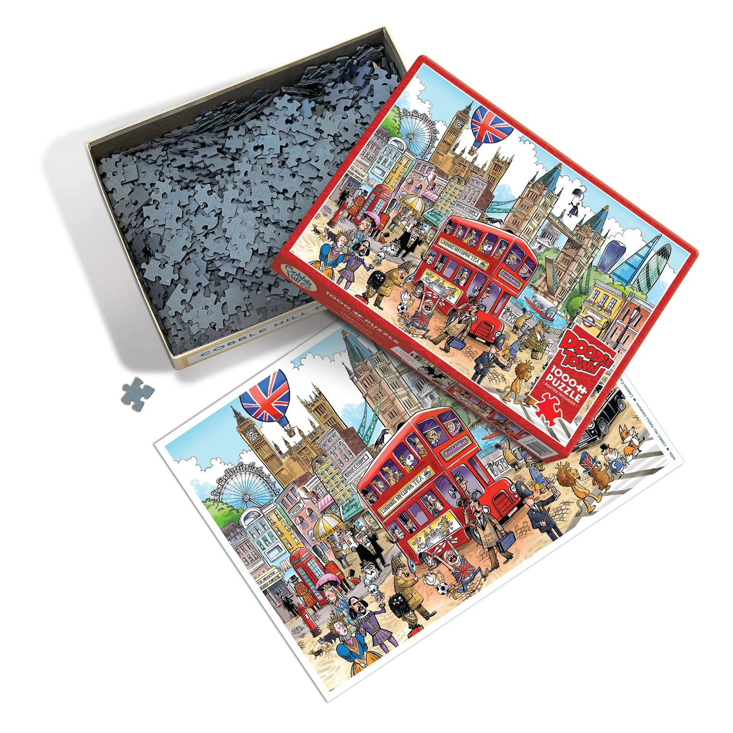 Cobble Hill DoodleTown London Calling puzzle 1000 piese Londra