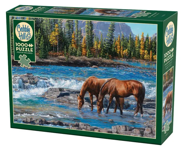 Cobble Hill On the Rocks puzzle 1000 piese toamna cai