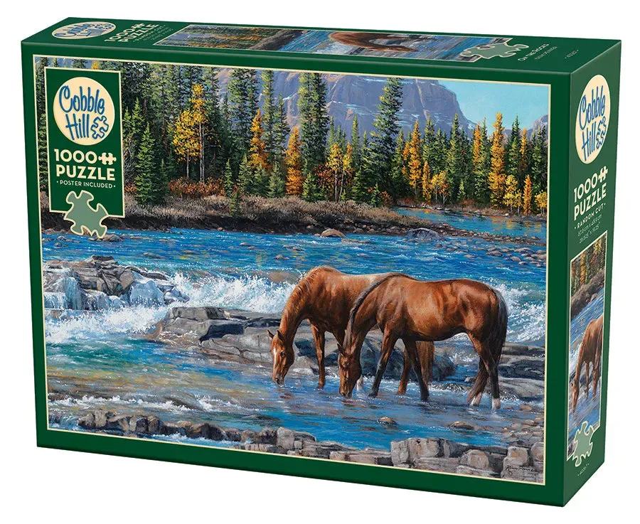 Cobble Hill On the Rocks puzzle 1000 piese toamna cai