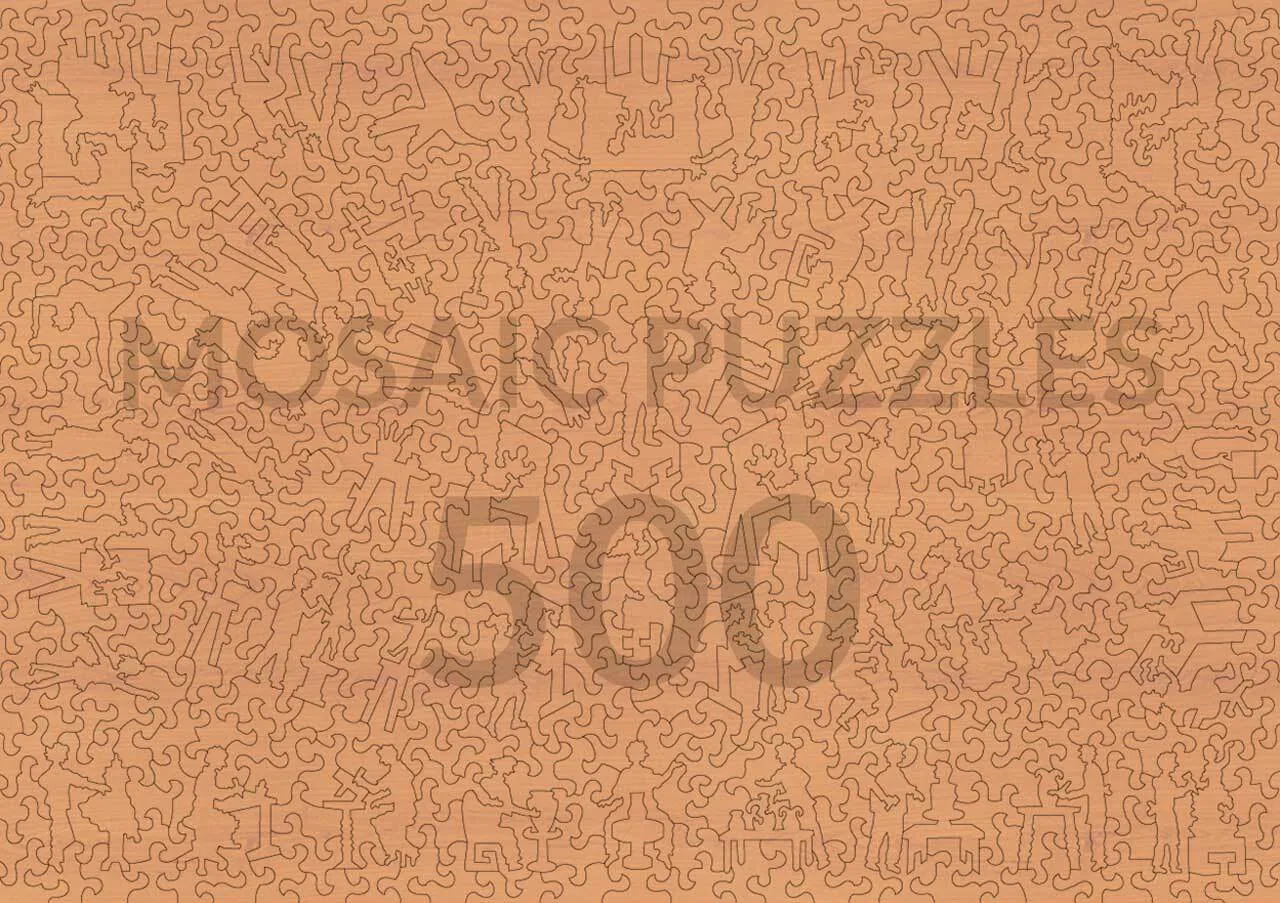 Mosaic Puzzles Tower of Babel puzzle 50 piese turn