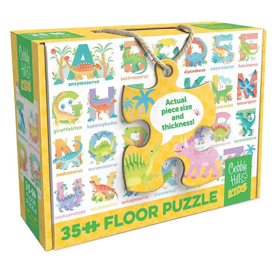 Cobble Hill Dinosaur Alphabet puzzle podea 35 piese dinozauri