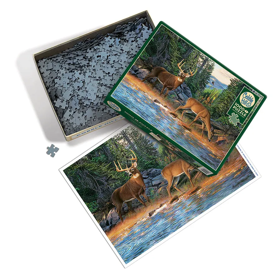 Cobble Hill The River's Edge puzzle 1000 piese natura