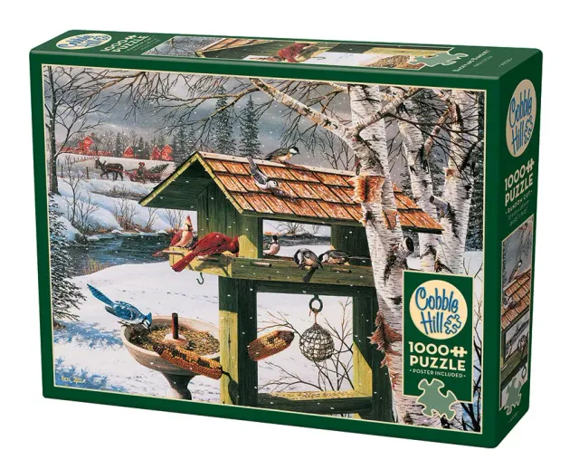 Cobble Hill Backyard Banquet puzzle 1000 piese păsări