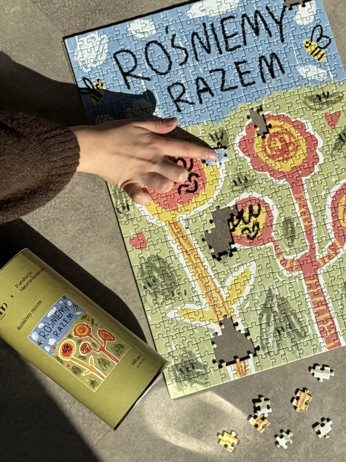 Muno Puzzle Rosnimy Razem puzzle 500 piese flori