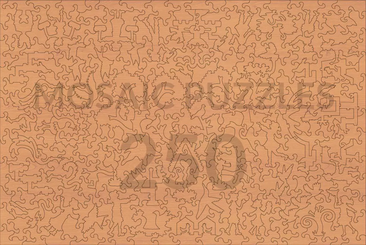 Mosaic Puzzles Bird Garden puzzle lemn 500 piese cu pasari