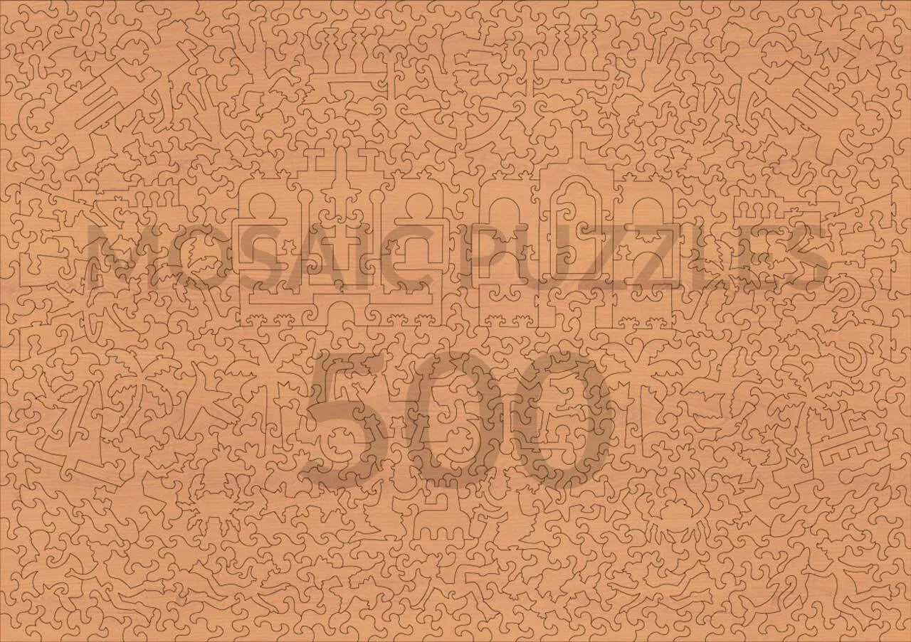 Mosaic Puzzles Cruising Through Ocean Drive puzzle lemn 100 piese