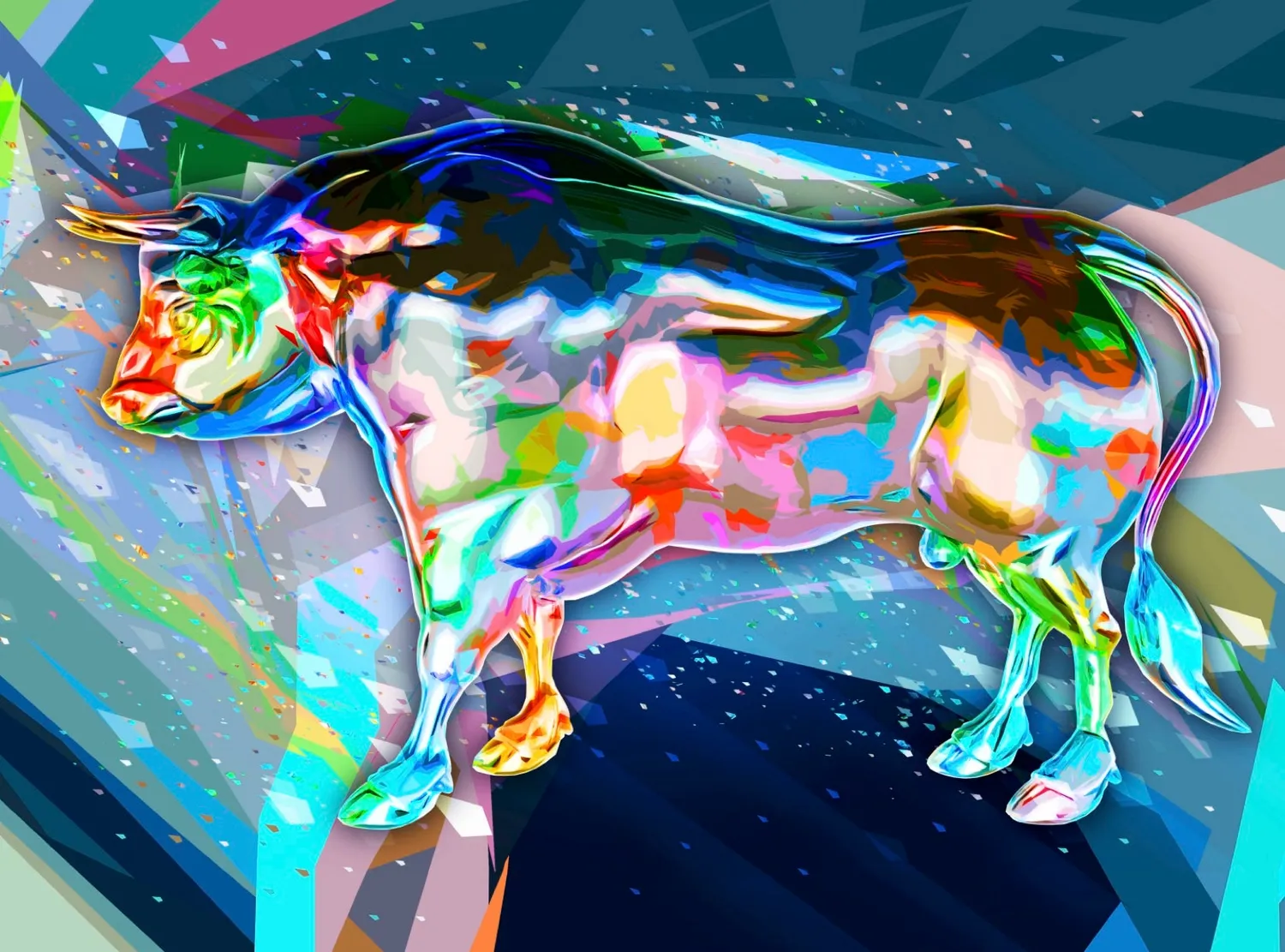 Eklektik Pieces Crystal Bull puzzle 340 piese 39x29 cm taur