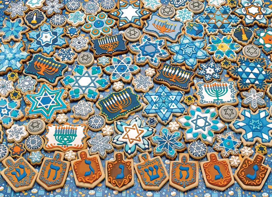 Cobble Hill Hanukkah Cookies puzzle 1000 piese sarbatoare