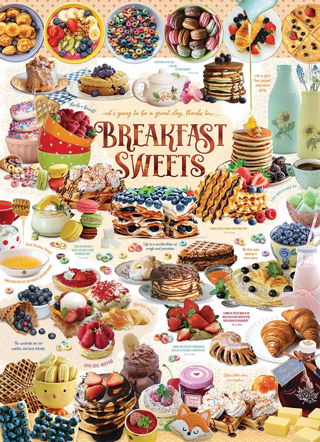 Cobble Hill Breakfast Sweets puzzle 1000 piese colaj dulce