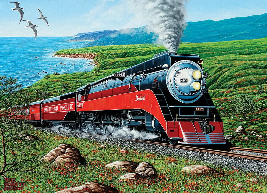 Cobble Hill Southern Pacific puzzle 1000 piese tren