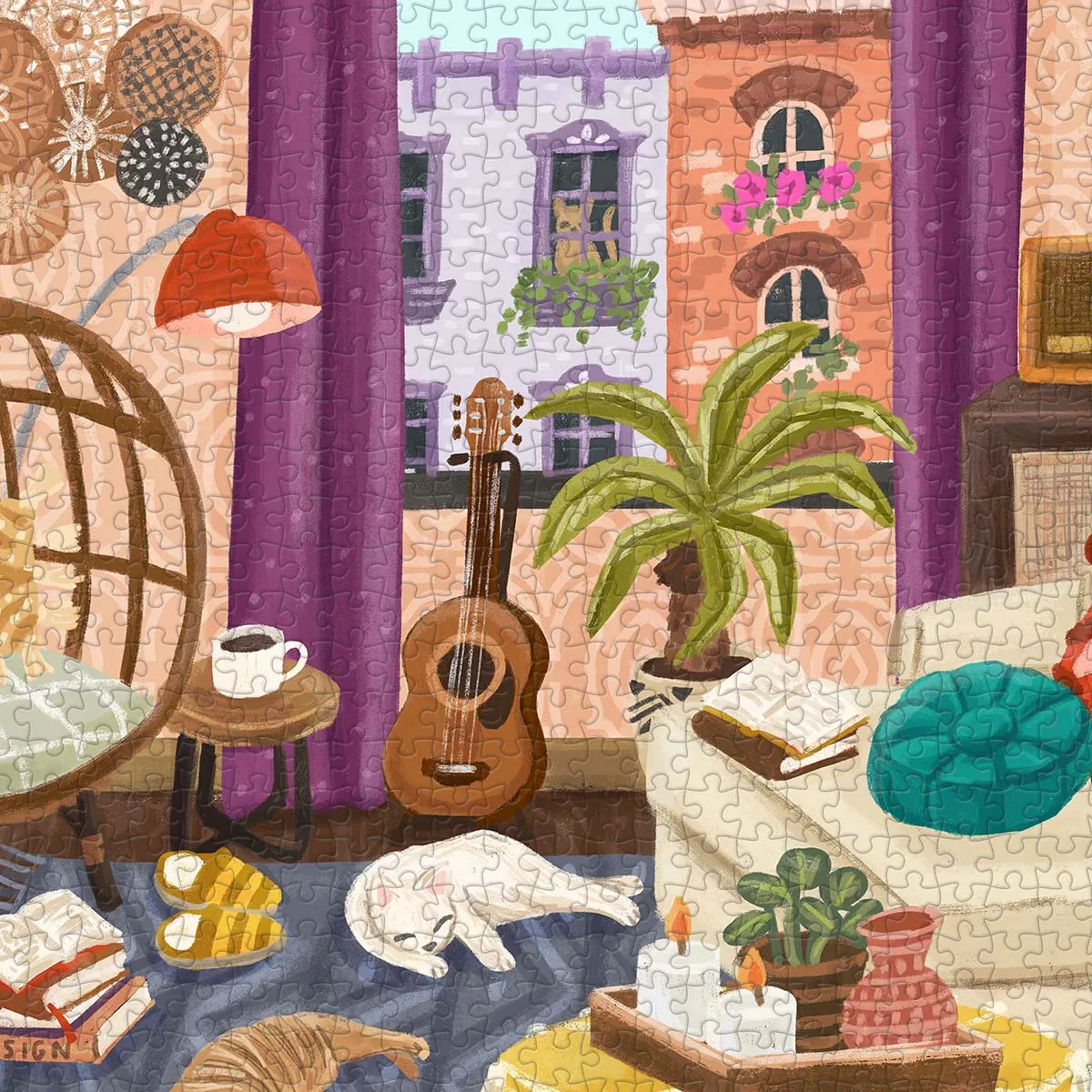 PieceRelax PieceClicks U1092 puzzle 1008 piese Boho Interior