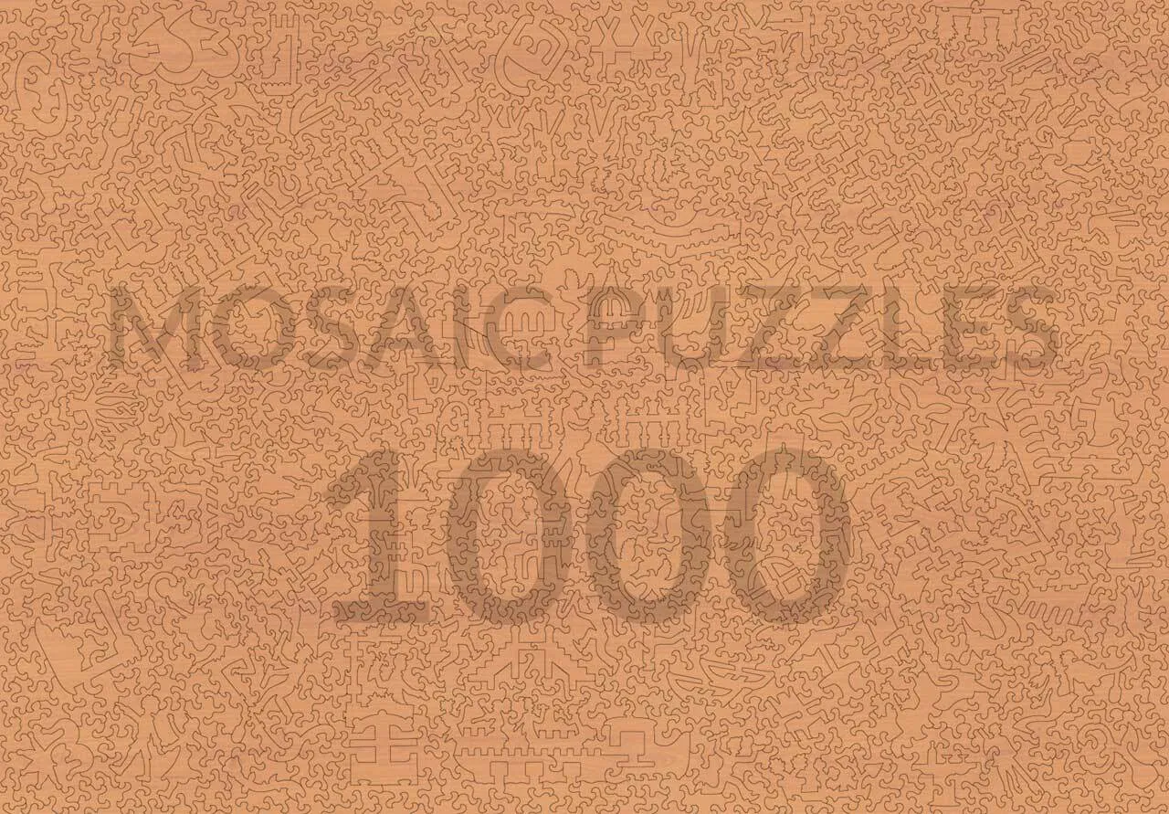 Mosaic Puzzles Venice Canale Santa Chiara puzzle lemn 500 piese arta