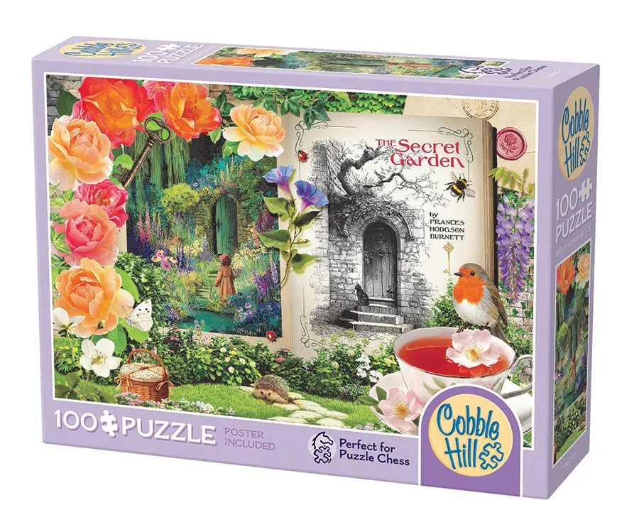Cobble Hill Secret Garden puzzle 100 piese gradina