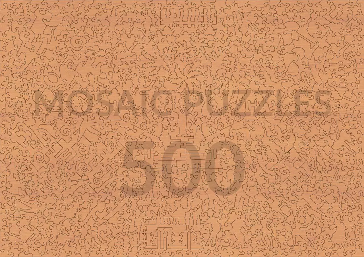 Mosaic Puzzles Foxtrotting Revelion puzzle lemn 1000 piese
